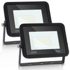 BRAND Spot D'extérieur LED Projecteur, 4 Pièces de Blanche Chaude 20W 3000K Lumière Extérieure , IP66 Etanche, 1700LM Applique Murale