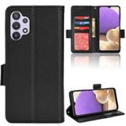 BOONGET Pour Samsung Galaxy A32 5G Housse Téléphone Flip en PU Cuir Etui Samsung Galaxy A32 5G étui de Protection noir