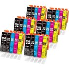 550XL Cartouches d'encre EJET 30 Pack Compatible pour 550/551XL pour Pixma MX725 MX920 MX925 iX6850 iP7200 iP7250 iP8750