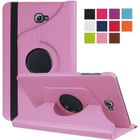 FULOZO Housse Samsung Galaxy Tab A6 10.1 - 360 Rotation Étui Coque Cuir Protection Pr Tablette Samsung Tab A6 10.1 SM-T580/T585–Rose