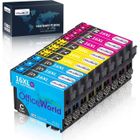 JARBO Cartouches d'encre compatibles Epson 16 XL - JOFOCE - Pack de 3 - Cyan/Magenta/Jaune