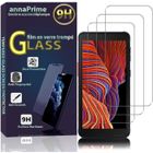 VCOMP Pour Samsung Galaxy Xcover 5 5.3": Lot - Pack de 3 Films de protection écran Verre Trempé