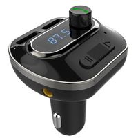 Voiture Bluetooth Haut-parleur Chargeur de voiture (noir)Adaptateur de chargeur de voiture universel pour lecteur de musiqu Mo47733