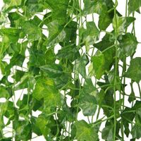 Oomom Guirlande Artificielle Vigne Deco Lierre Verte Appartement Modèle Artificielle Feuille Plante pour Maison Jardin Murale