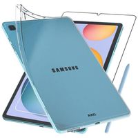 ebestStar ® pour Samsung Galaxy Tab S6 Lite 10.4" P610 P615 - Coque Silicone TPU Souple Anti-Choc ULTRA FINE INVISIBLE + Film Verre