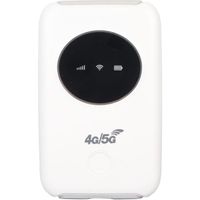 Tbest Modem WiFi 4G LTE USB 300Mbps Débloqué Slot Carte SIM 5G WiFi Intégré 3200MAh Routeur WiFi Portable