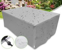 HOLEILUCK Housse Salon De Jardin 215x105x80cm/LxWxH Bache De Protection Salon De Jardin,Housse