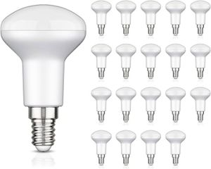 AMPOULE - LED 20 ampoules LED E14, R50, blanches (4000 K), 5,1 W