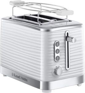 GRILLE-PAIN - TOASTER Grille Pain Fentes Extra Larges Inspire Blanc Desi