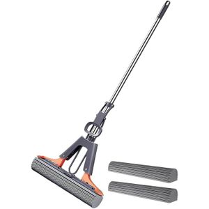 JEHONN Balai Serpillère Professionnel, Balai à Microfibres Avec Poignée Extra Longue De 146 Cm