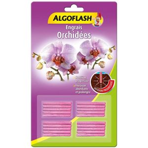 ENGRAIS ALGOFLASH Engrais bâtonnets Orchidées, Action jusq