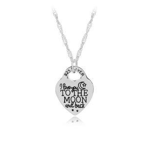 10 Mix Ton Argent Lunette Charme Pendentif Dos Ouvert Bijoux Creux Lune Cœur