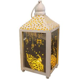 PHOTOPHORE - LANTERNE Lanterne De Ramadan - Style Marocain - Photophore Décoratif À Led - Transparent - L135