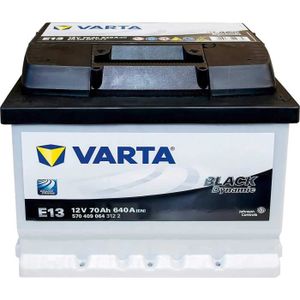 BATTERIE VÉHICULE Black E13 Batterie Voitures 12 70ah 640 Amps (en)