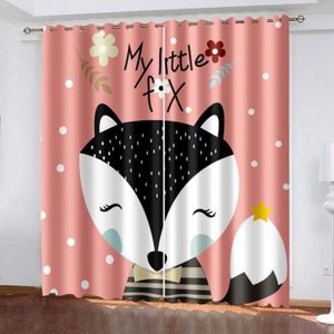 Rideau Enfant Renard Cdiscount