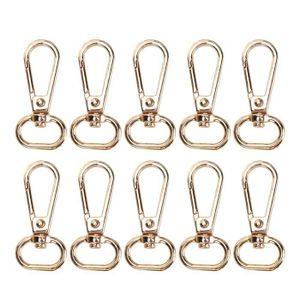 Porte-Clés Mousqueton Fermoir Homard - Lot De 10 Pièces Pour DIY, Clés, Sacs Ou Bijoux