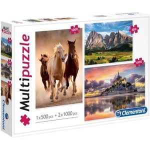 PUZZLE Coffret 3 puzzles : Montagne La Chaine Des Alpes 5