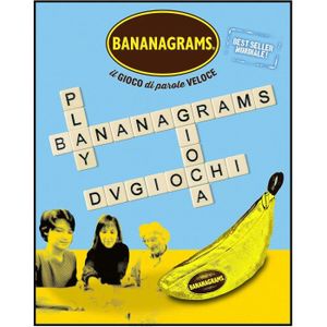 JEU SOCIÉTÉ - PLATEAU Bananagrams-Le Jeu Qui rassasie Votre Faim de Mots