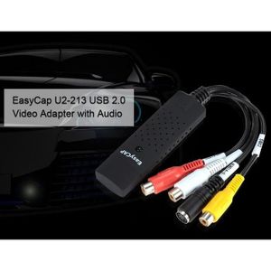 ADAPTATEUR ACQUISITION EasyCap - Stick USB 2.0 - Pour capture audio et vi
