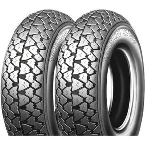 NaRubb Pneus Scooter 3.50-10 Profil S1311 - 4PR TL Homologué Route, Charge 195kg Vitesse 100km/h