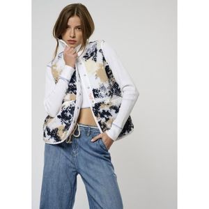 Gilet Polaire Sans Manches Femme - Col Montant - Grande Taille - Chaud Et Doux - Pour Extérieur Ou Maison - 4