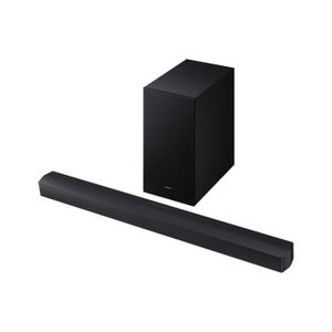 Barre de Son Samsung HW-B460F (2025) - Son Surround DTS Virtual:X 2.1, Son Adaptatif, Caisson de Basses sans Fil, 300W