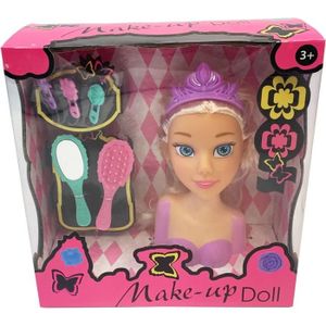 Barbie - Poupée à coiffer Barbie HMD78 29 cm - Maquillage et coiffure - Rue  du Commerce