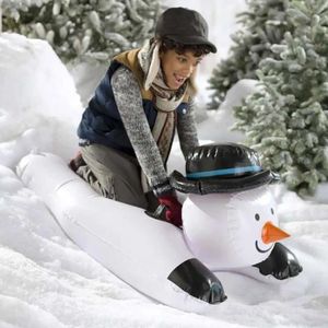 LUGE COURSE - SKELETON VGEBY Snow Tube Snowman Gonflable | Luge Neige pou