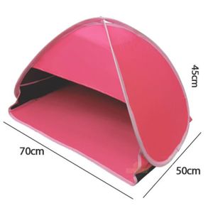 ABRI DE PLAGE Rosy Red Tente de plage Popup pour enfants auvent 