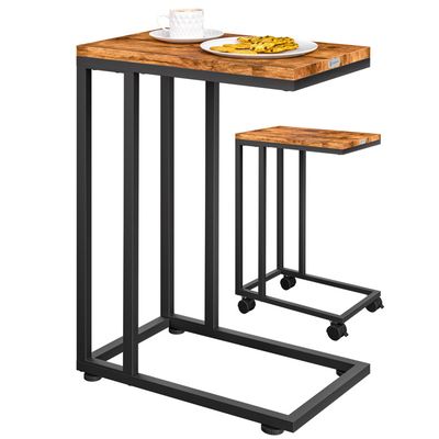AUBRY GASPARD Sellette Design En Métal Noir Élégante 60 X 60 X 80 Cm - Idéale Pour Déco Moderne