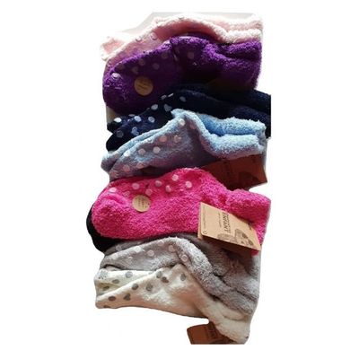 Berun 5 Paires Chaussettes Antidérapantes en Coton Bébé Enfant Motif  Animaux Chaussettes de Fille et Garçon 5 Multicolore A 0-12 mois :  : Mode