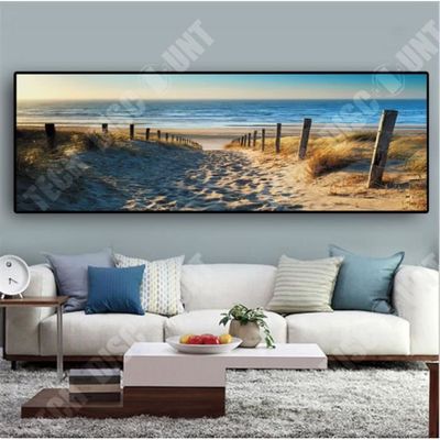 Tableau Toile Nature 100 X 50 Cm - Impression Numérique Sur Toile, Prêt à Accrocher, Marque Visario