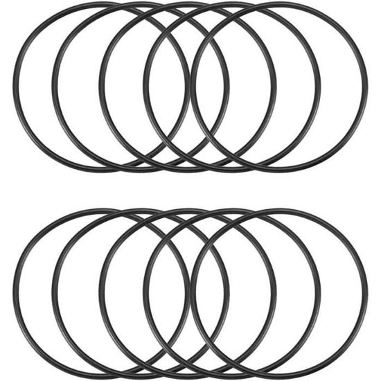 10 Joints Toriques Caoutchouc Nitrile – 7,6x12,9x2,65mm – Uxcell – Neuf