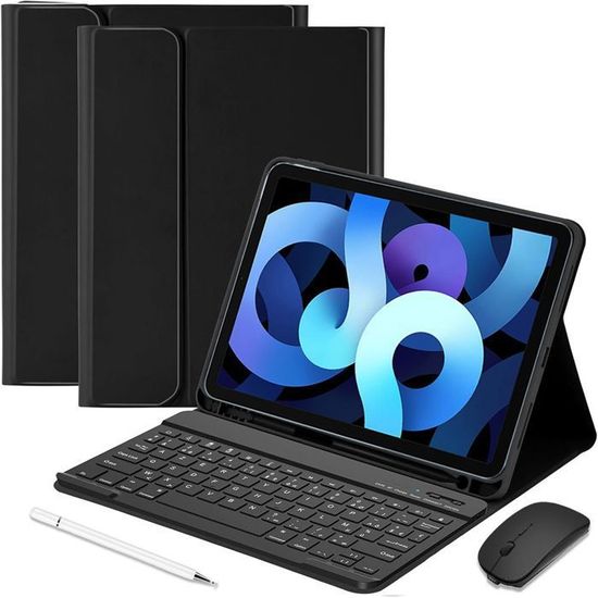 Coque Clavier IPad Air 11 Pouces (M2, 2024) / Pro 11 / Air 5/4 – Blanc, Rétroéclairé RGB – NEUF