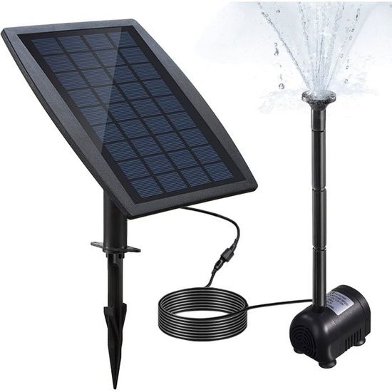 Pompe A Oxygene Solaire Pour Bassin Avec Tuyau D'Air Et Pierre A Bulles