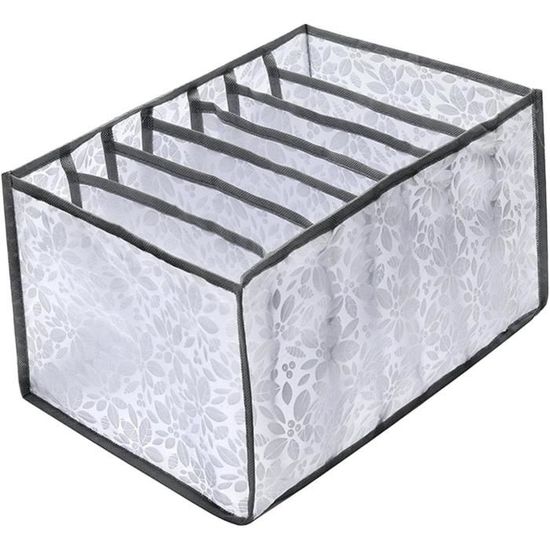 Boîte De Rangement En Tissu Avec 3 Tiroirs – Sans Marque – état Correct