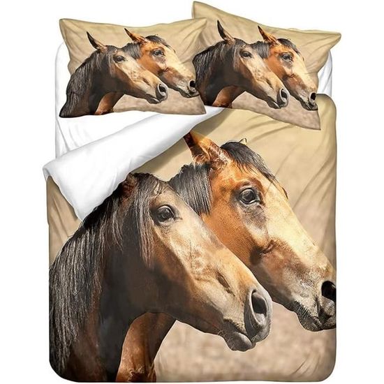 Générique Housse De Couette 3 Pièces 220 X 240 Cm, Parure De