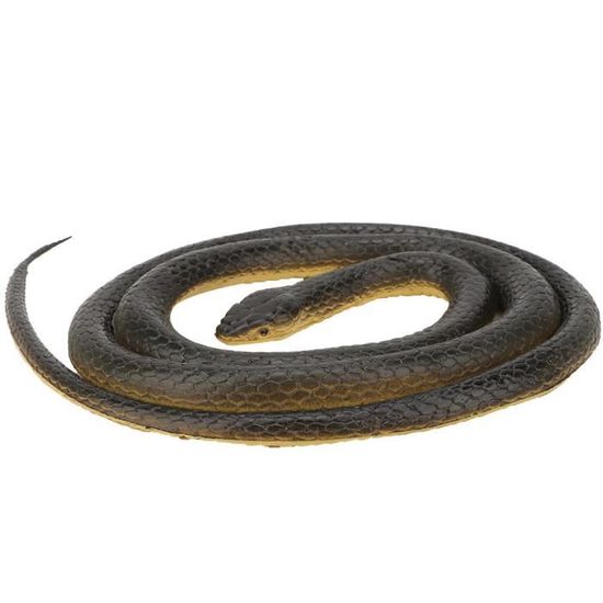 Serpent En Caoutchouc Réaliste - 123 Cm, Souple Et Léger - Pour Farce, Décoration Halloween, Protection Jardin