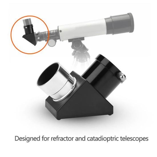 Miroir Zénithal 2″ 45° Avec Adaptateur Rotatif 1,25″ – XY Pour Télescope