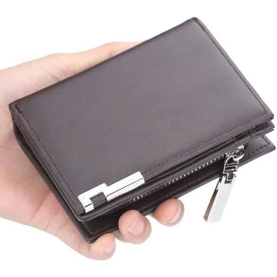 3 Portefeuilles Pièces En Cuir PU - Format Compact 12x9x1 Cm - Multicolore à Carreaux - Pour Monnaie, Cartes, Petits Objets - Pour Femmes