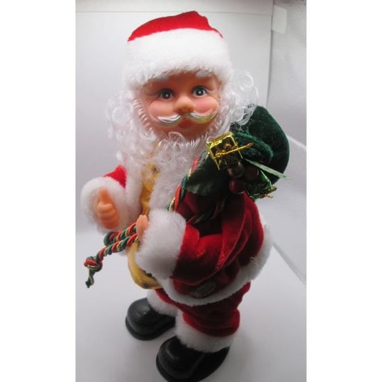 Père Noel automate articulé, musical et lumineux Cdiscount Maison