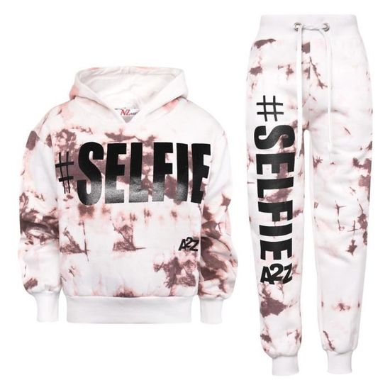 Sweat à Capuche Tie-dye Zara Pour Fille - 10 Ans, Multicolore, Coton - Bon état