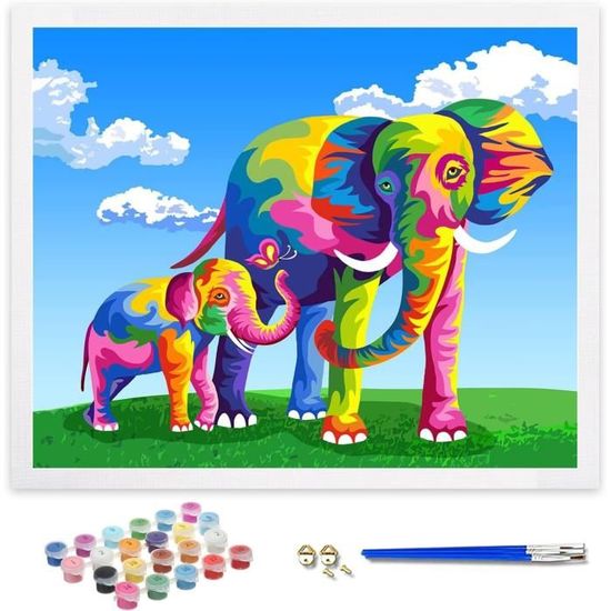 Kit Peinture Par Numéros Reine Créative – Toile 30,5 X 40,6 Cm, Pour Adultes Et Enfants, Cadeau Artistique