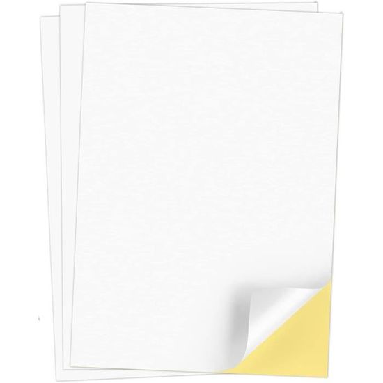 3 Lot de 36 étiquettes pour ipriante laser/jet d'encre Blanc avec 3 Lot de 36 étiquettes pour ipriante laser/jet d'encre Blanc avec