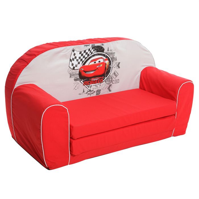 Disney Cars Canape Mousse Sofa Rouge Achat Vente Fauteuil