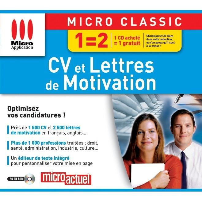 Micro Application - Cv Et Lettres De Motivation - PC - Neuf