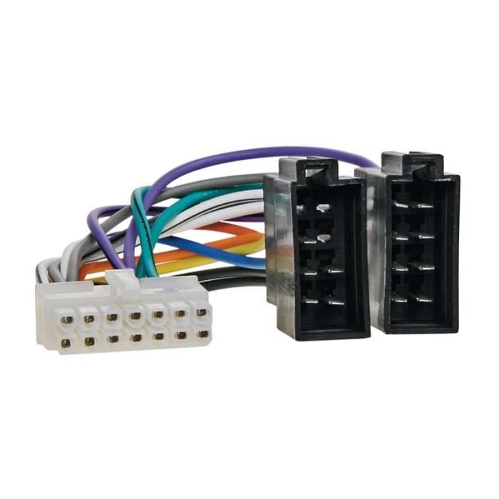 Adaptateur autoradio cable -> ISO PIONEER 14 PIN