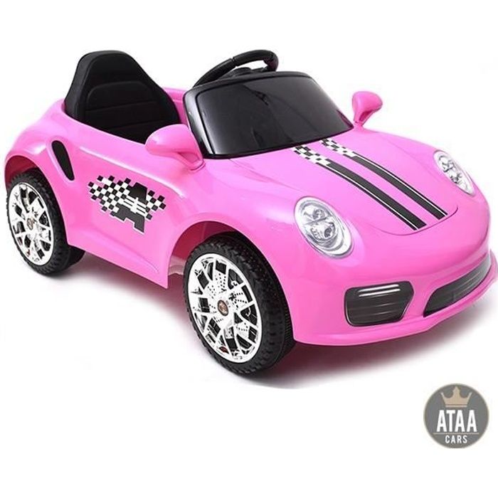 Booster 6v Rose - Voiture électrique pour enfant avec batterie 6v et télécommande