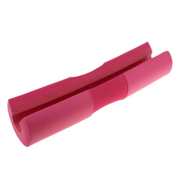 Barbell Squat Pad Cou Épaule De Protection Coussin De Levage De Poids Rose 45x3.5cm