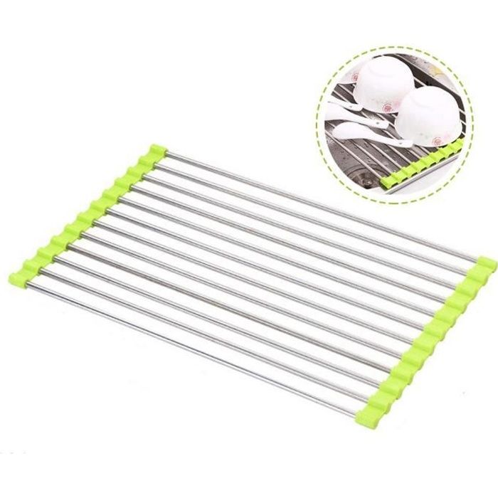 Egouttoir Vaisselle Inox Pliable